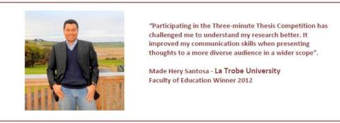 3MT: A 50-word Blurb