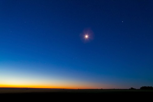 Dawn Planets with Moon &amp; Pleiades, July 25, 2011